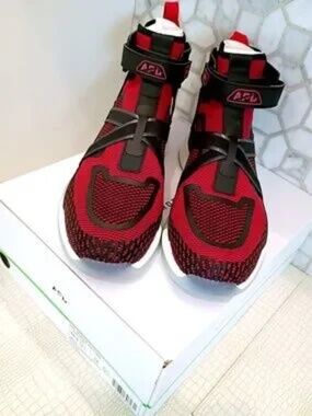 New Rare APL Super Future Mens 10.5 Basketball Shoes Red Black White